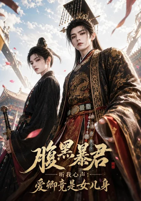《腹黑暴君听我心声：爱卿竟是女儿身（118集）AI短剧（夸克网盘）》短剧封面
