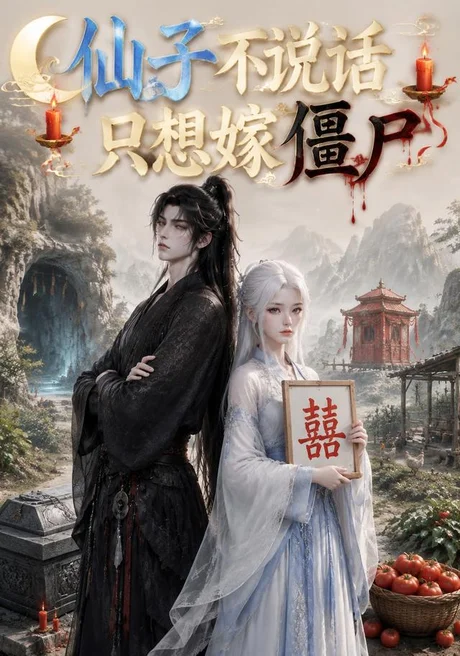 《仙子不说话，只想嫁僵尸（55集）（夸克网盘）》短剧封面