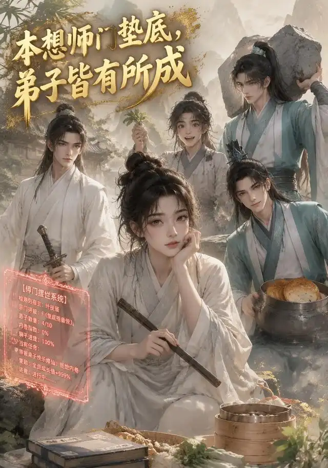 《本想师门垫底，弟子皆有所成（50集）（夸克网盘）》短剧封面