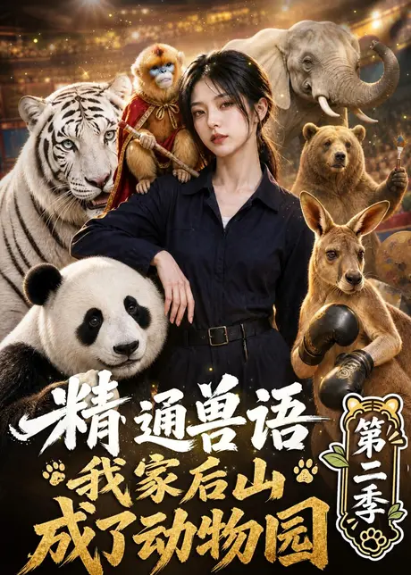 《精通兽语，我家后山成了动物园第二季（109集）（夸克网盘）》短剧封面