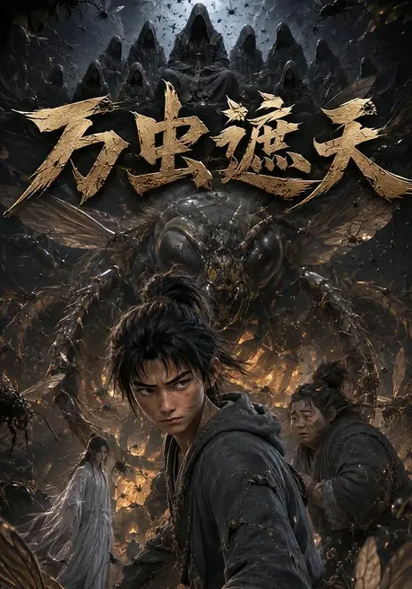 《万虫遮天(108集)(夸克网盘)》短剧封面