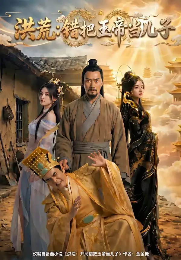 《洪荒：错把玉帝当儿子（60集）（夸克网盘）》短剧封面