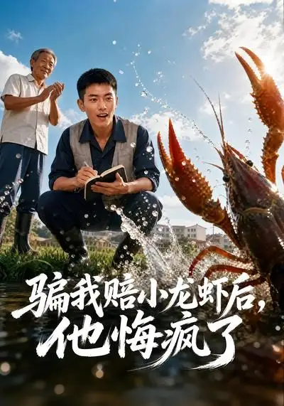《骗我赔了小龙虾后，他悔疯了（42集）（夸克网盘）》短剧封面