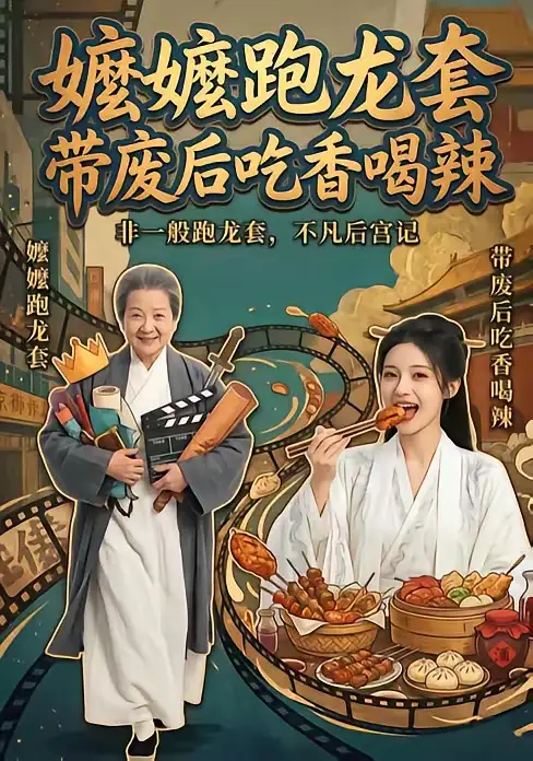 《嬷嬷跑龙套,带废后吃香喝辣(38集)AI短剧 (2026)》短剧封面