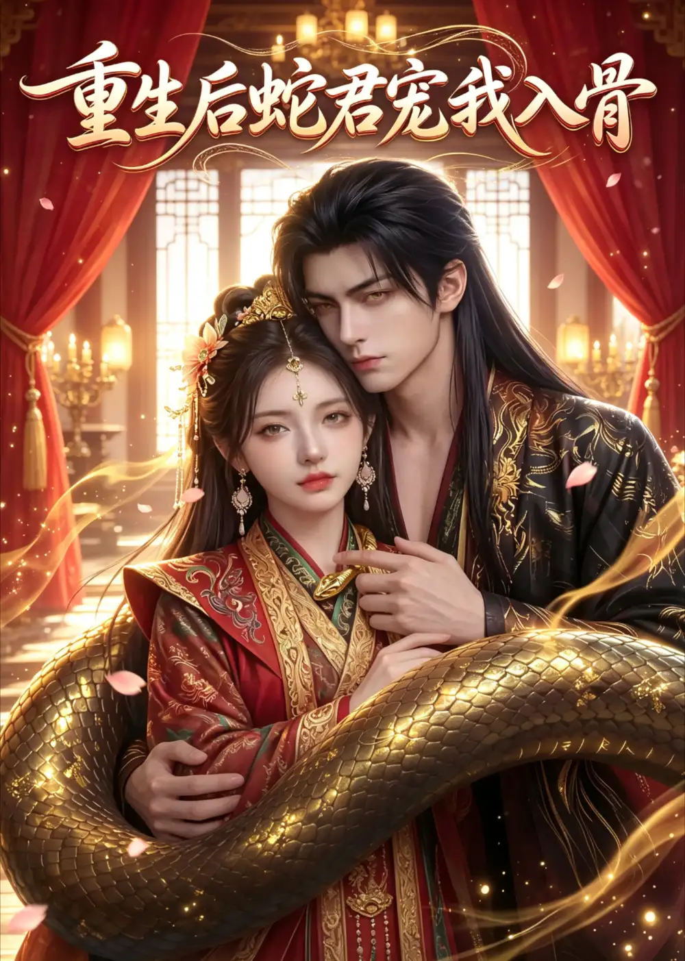 《重生后蛇君宠我入骨（60集）AI短剧 (2026)》短剧封面