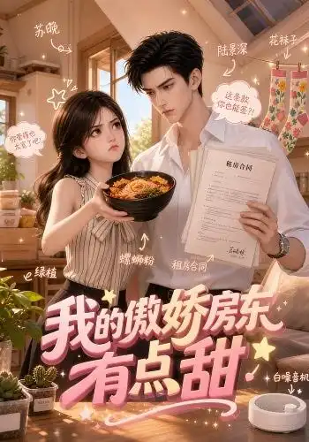 《我的傲娇房东有点甜（40集）（夸克网盘）》短剧封面