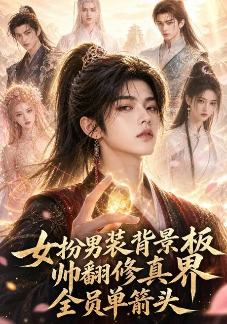 《女扮男装背景板帅翻修真界全员单箭头（87集）AI短剧 (2026)》短剧封面