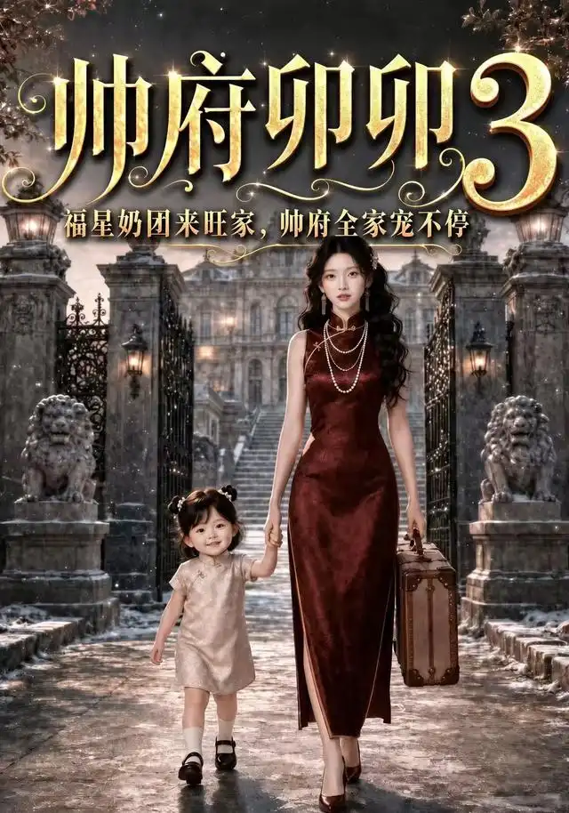 《帅府卯卯3福星奶团来旺家,帅府全家宠不停(63集)(夸克网盘)》短剧封面