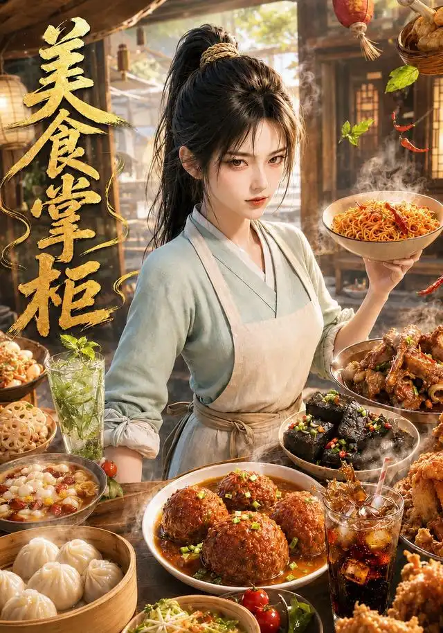 《美食掌柜（118集）（夸克网盘）》短剧封面