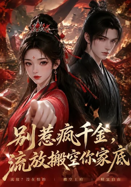 《别惹疯千金，流放搬空你家底（102集）（夸克网盘）》短剧封面