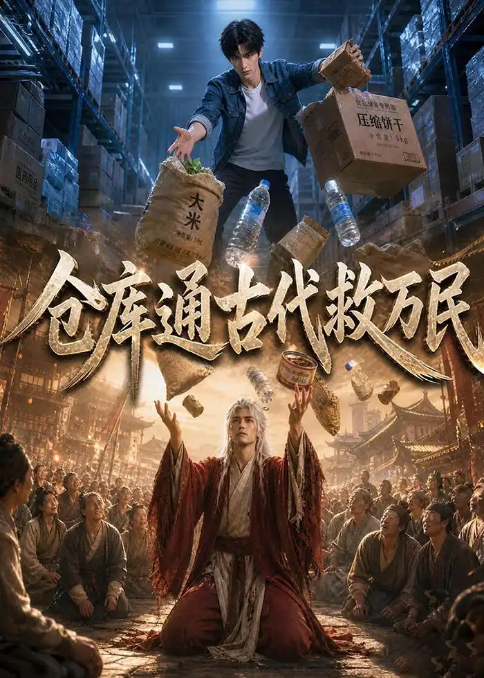《仓库通古代救万民（49集）AI短剧 (2026)》短剧封面