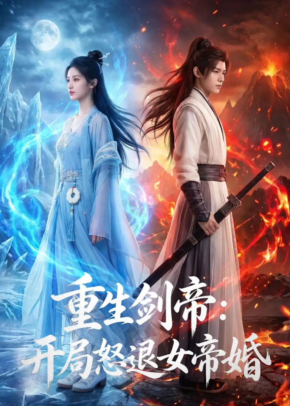 《重生剑帝：开局怒退女帝婚（85集）Ai短剧（夸克网盘）》短剧封面