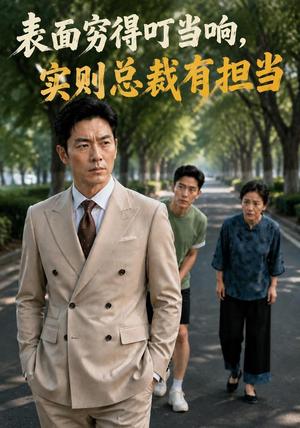 《表面穷得叮当响，实则总裁有担当》短剧封面