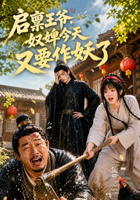 《启禀王爷,奴婢今天又要作妖了(90集)(百度网盘)》短剧封面