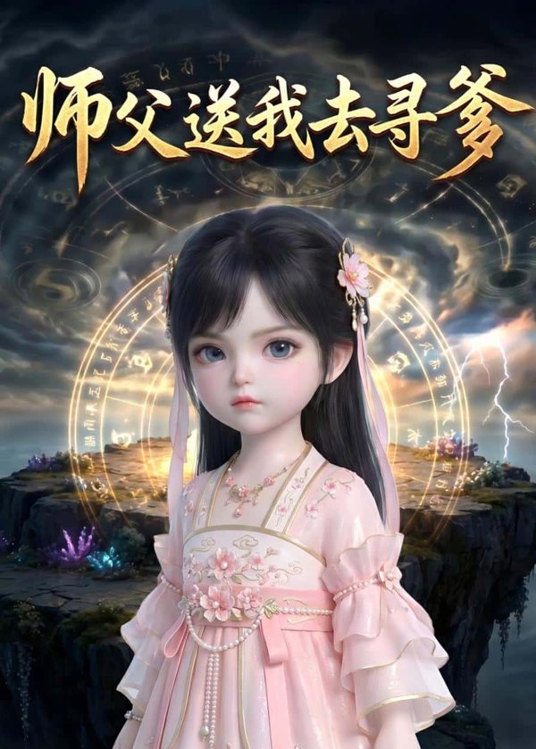 《师父送我去寻爹（44集）动漫（百度网盘）》短剧封面