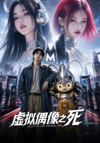 《虚拟偶像之死(24集)AI短剧 (2026)》短剧封面