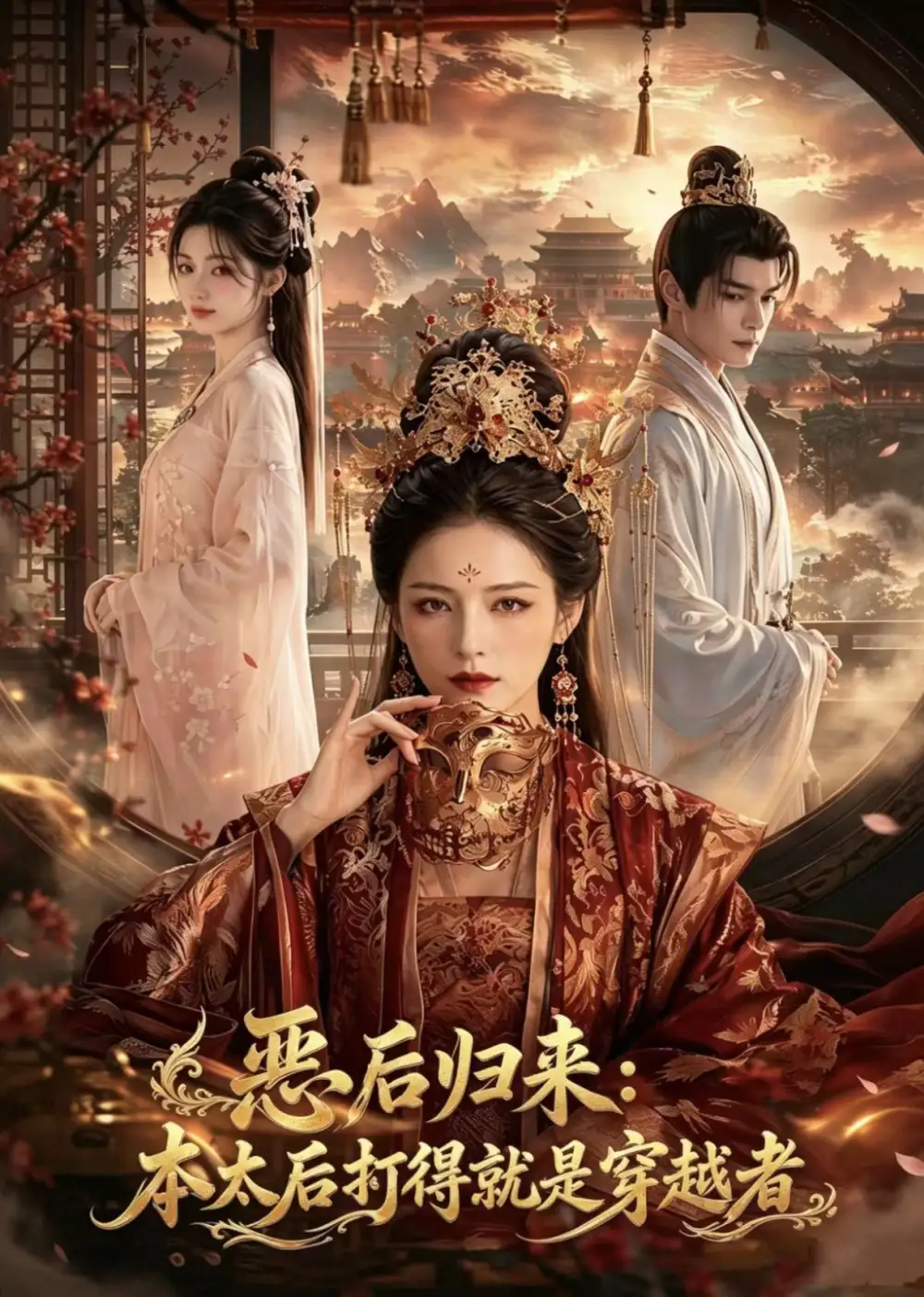 《恶后归来：本太后打得就是穿越者（50集）AI短剧 (2026)》短剧封面