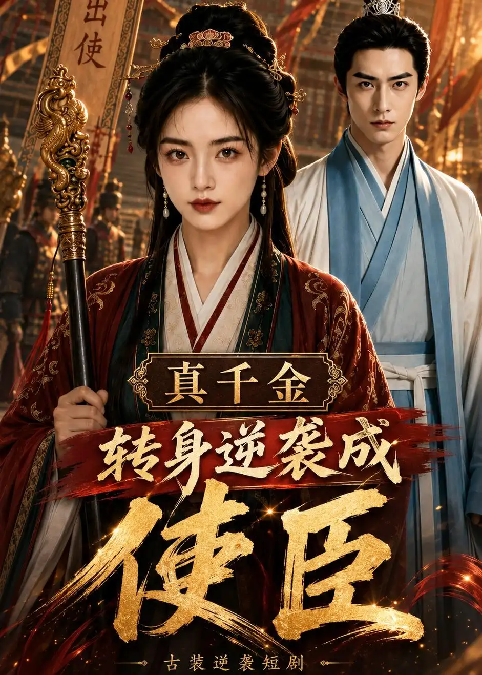 《真千金转身逆袭成使臣(61集)(夸克网盘)》短剧封面
