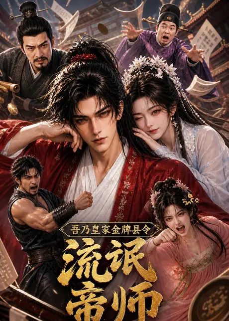 《流氓帝师，吾乃皇家金牌县令（253集）（夸克网盘）》短剧封面