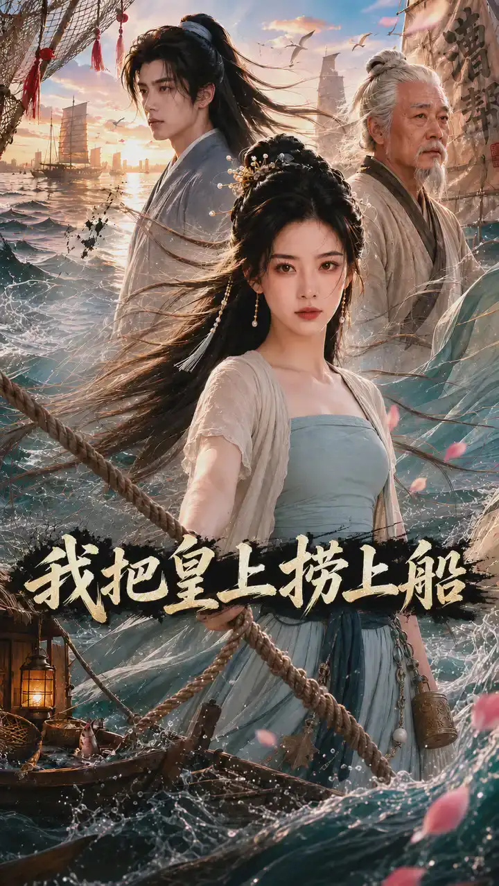 《我把皇上捞上船（46集）AI短剧 (2026)》短剧封面