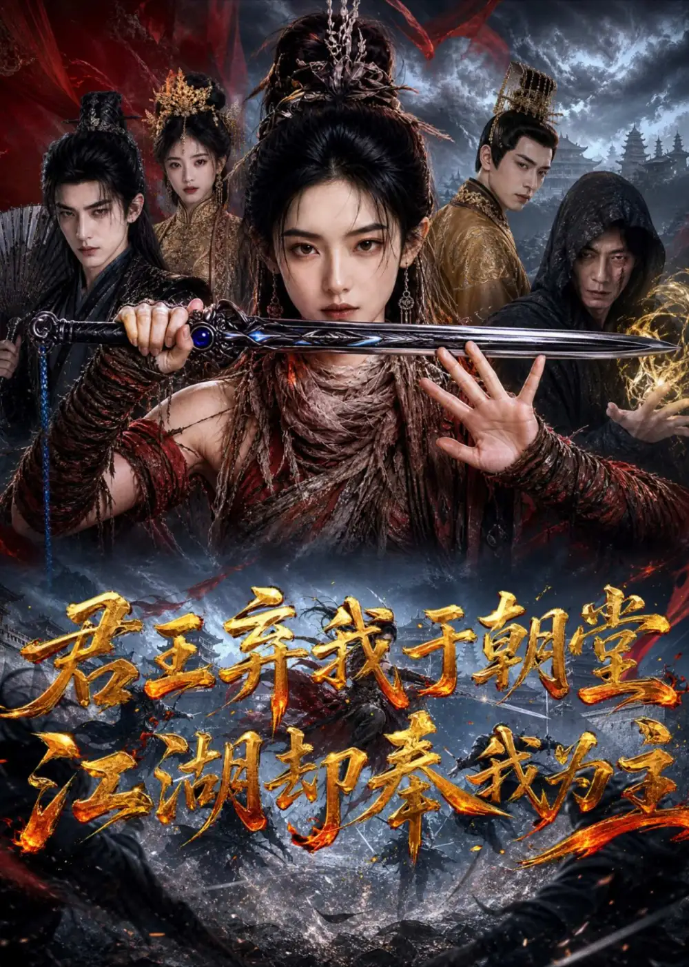 《君王弃我于朝堂，江湖却奉我为主（66集）（夸克网盘）》短剧封面