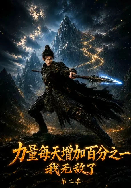 《力量每天增加百分之一，我无敌了第二季（105集）（夸克网盘）》短剧封面