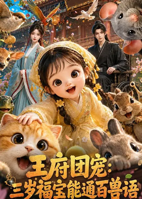 《王府团宠：三岁福宝能通百兽语（125集）（百度网盘）》短剧封面