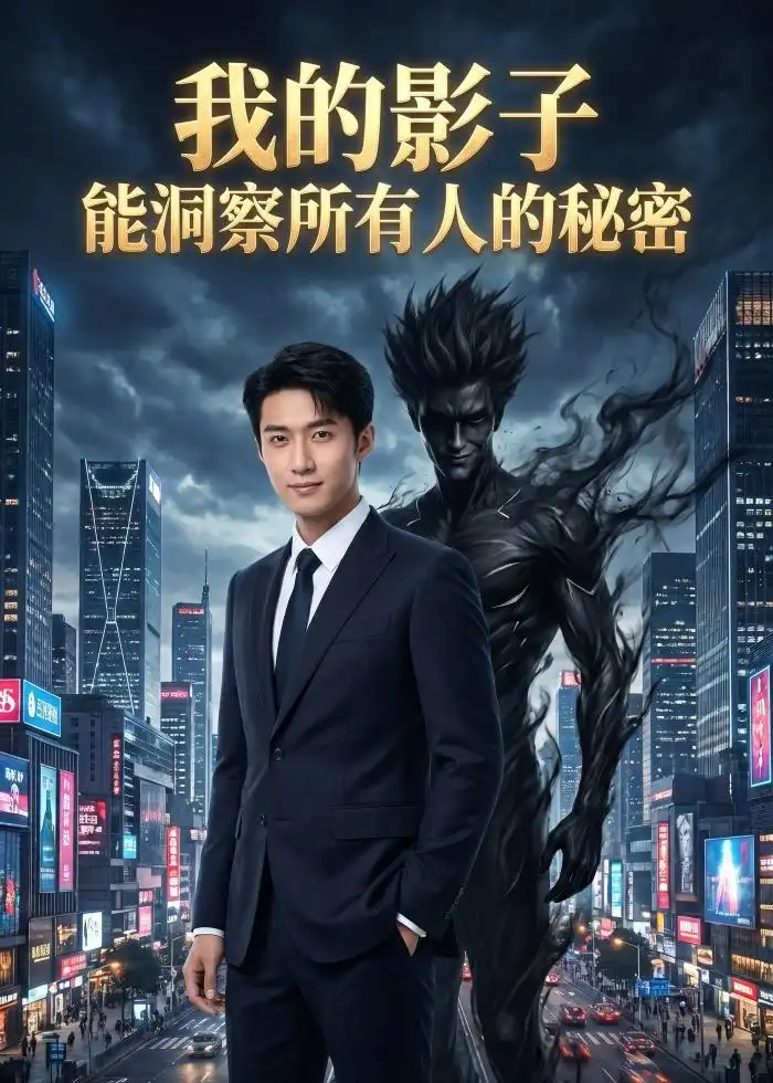 《我的影子能洞察所有人的秘密（86集）AI短剧（夸克网盘）》短剧封面