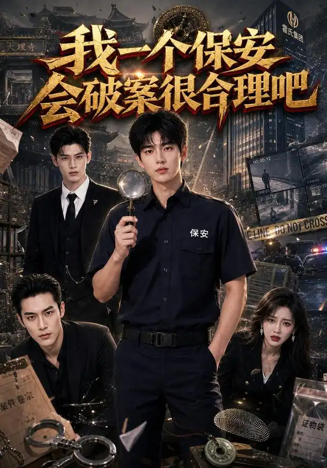 《我一个保安会破案很合理吧（60集）（夸克网盘）》短剧封面