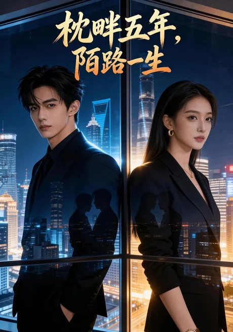 《枕畔五年，陌路一生（50集）Ai短剧（百度网盘）》短剧封面