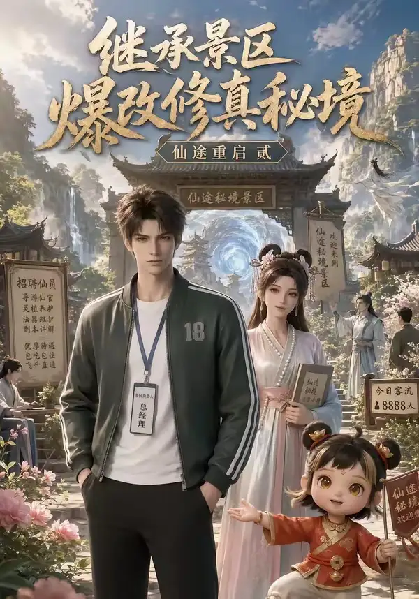 《继承景区,爆改修真秘境仙途重启贰(80集)(夸克网盘)》短剧封面