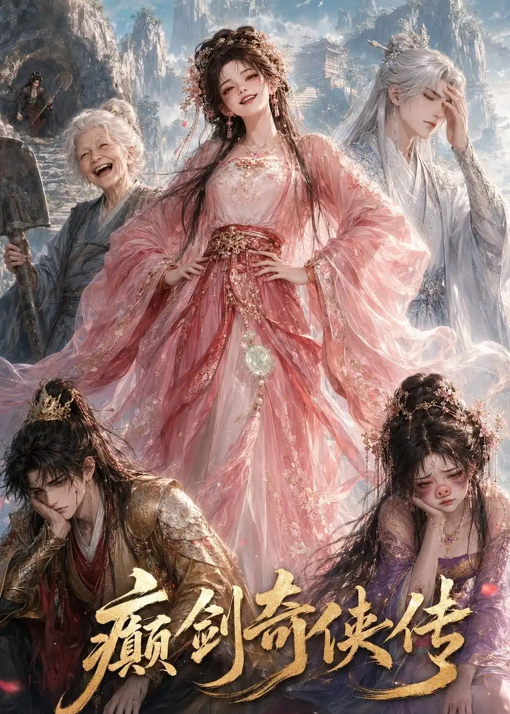 《癫剑奇侠传（156集）（夸克网盘）》短剧封面