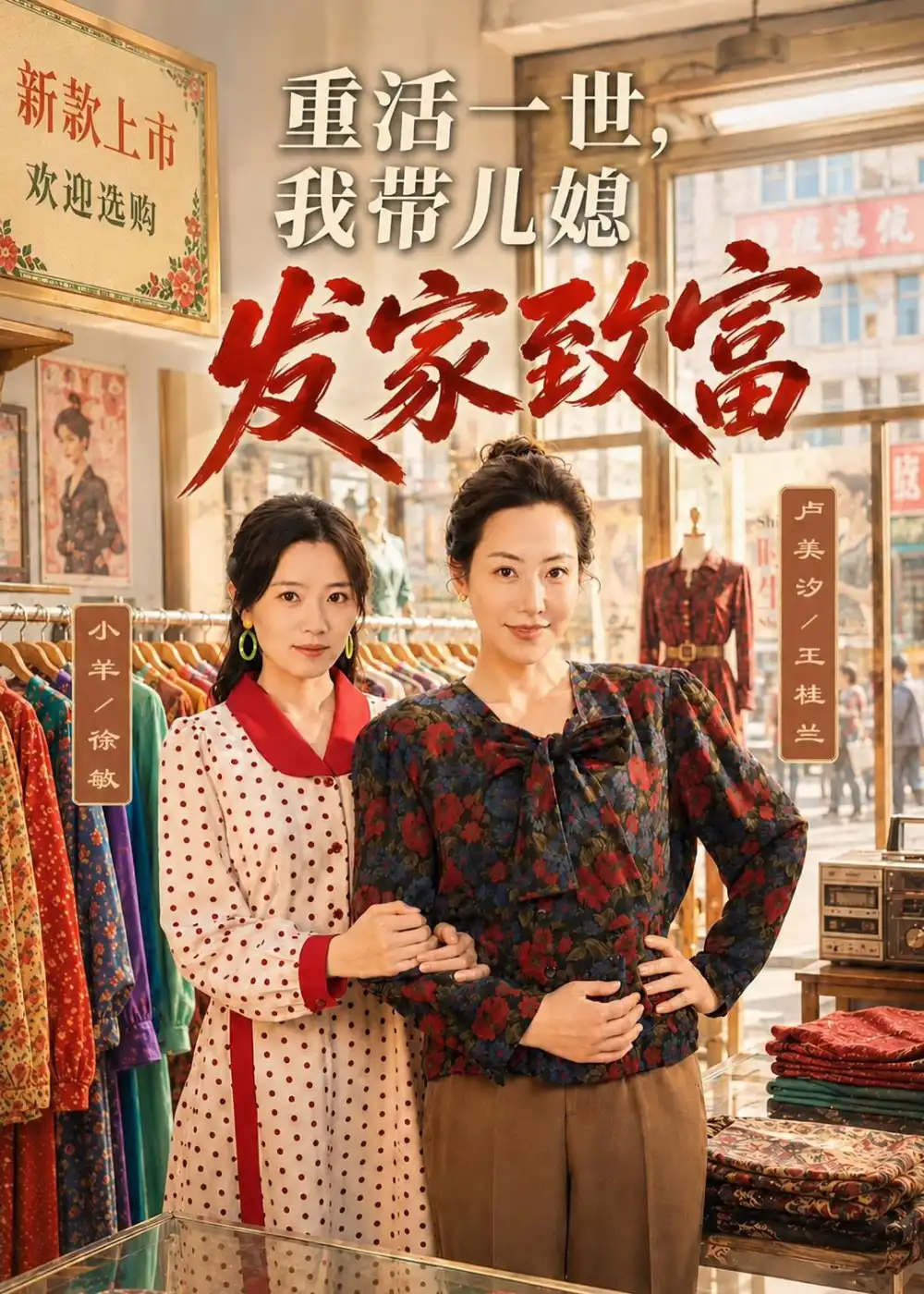 《重活一世，我带儿媳发家致富（57集）卢美汐＆张中宇（夸克网盘）》短剧封面