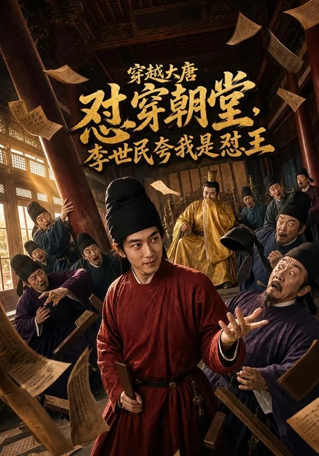 《穿越大唐怼穿朝堂，李世民夸我是怼王（109集）（夸克网盘）》短剧封面