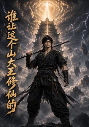《谁让这个山大王修仙的》短剧封面