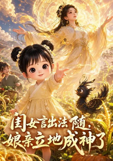 《闺女言出法随，娘亲立地成神了（111 集）AI短剧（百度网盘）》短剧封面