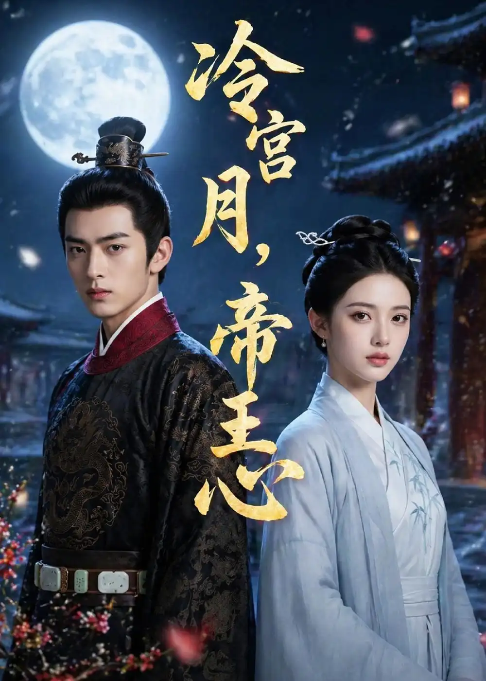 《冷宫月，帝王心（50集）AI短剧（夸克网盘）》短剧封面