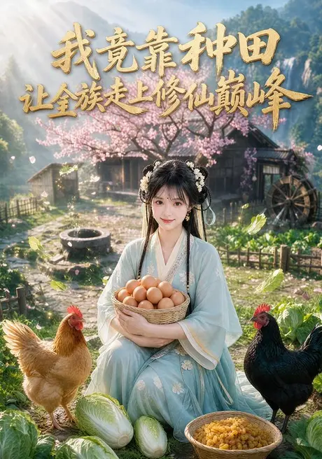 《我竟靠种田让全族走上修仙巅峰（64集）AI短剧（夸克网盘）》短剧封面