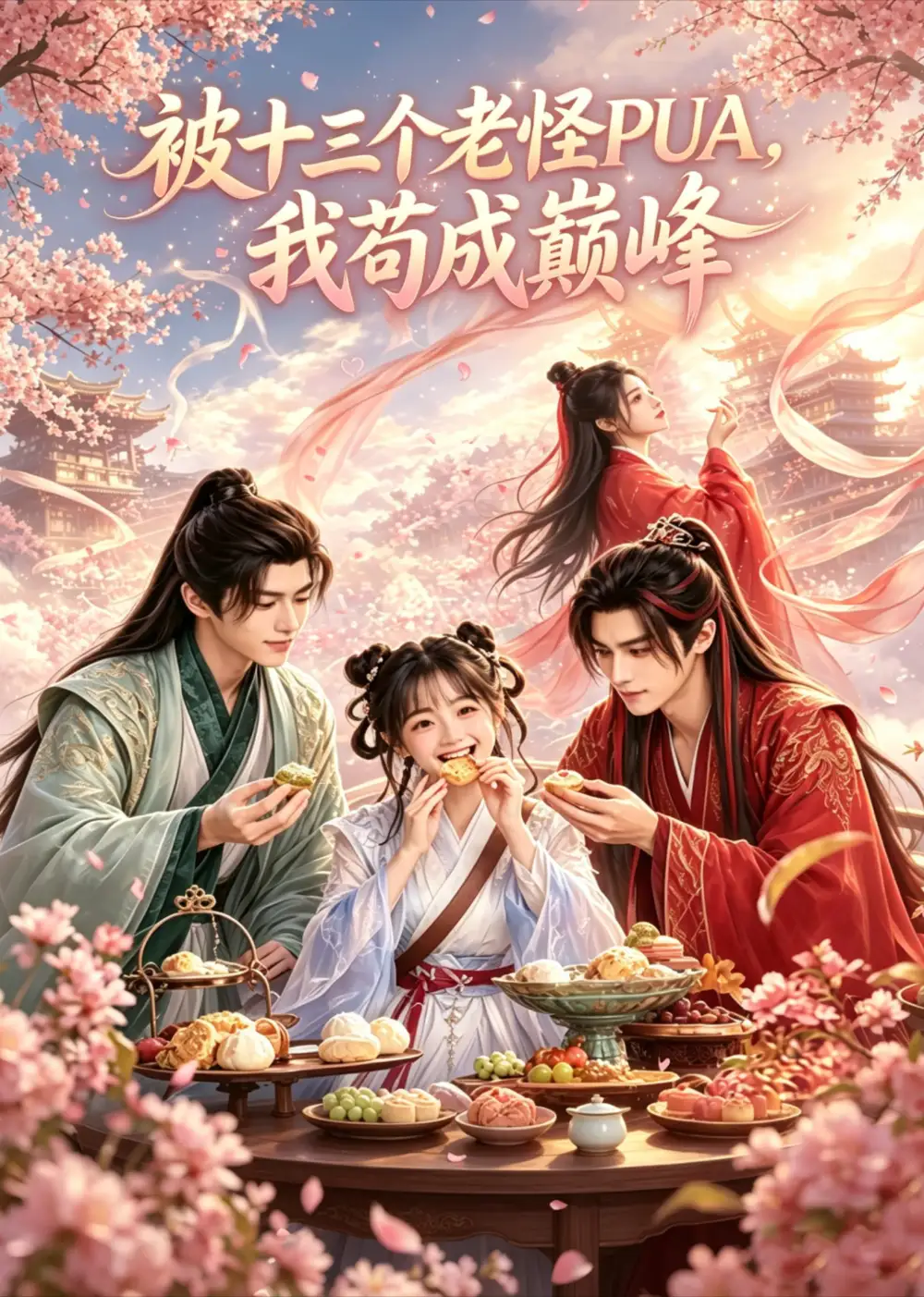 《被十三个老怪PUA,我苟成巅峰(106集)AI短剧 (2026)》短剧封面