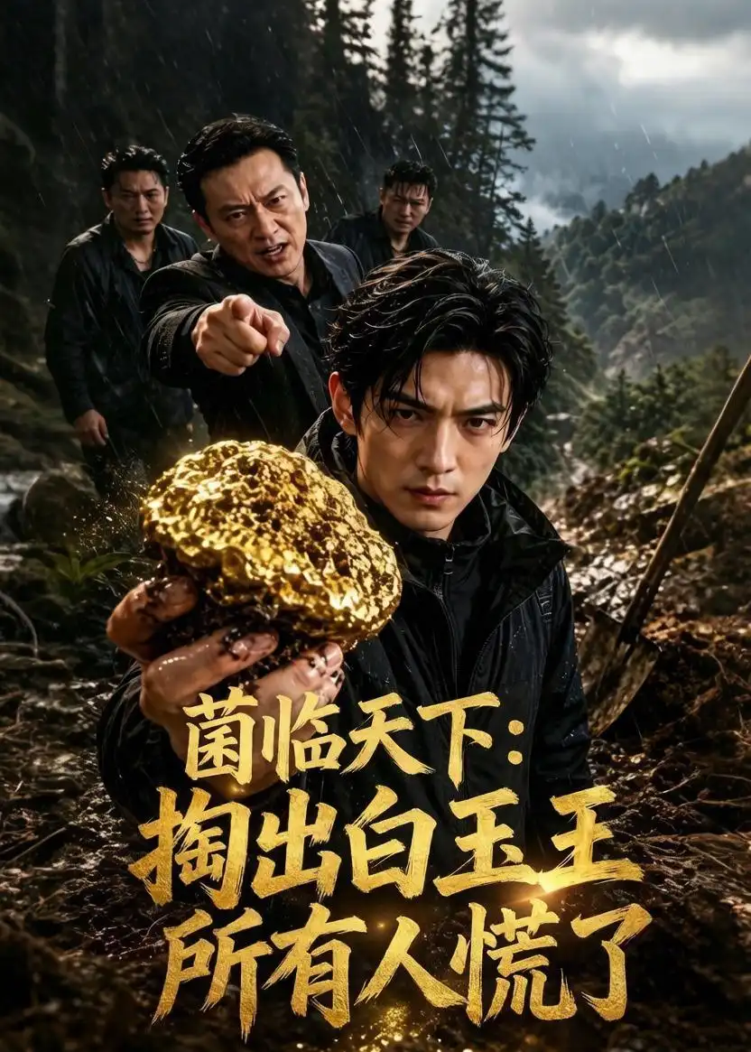 《菌临天下：掏出白玉王所有人慌了（46集）（夸克网盘）》短剧封面