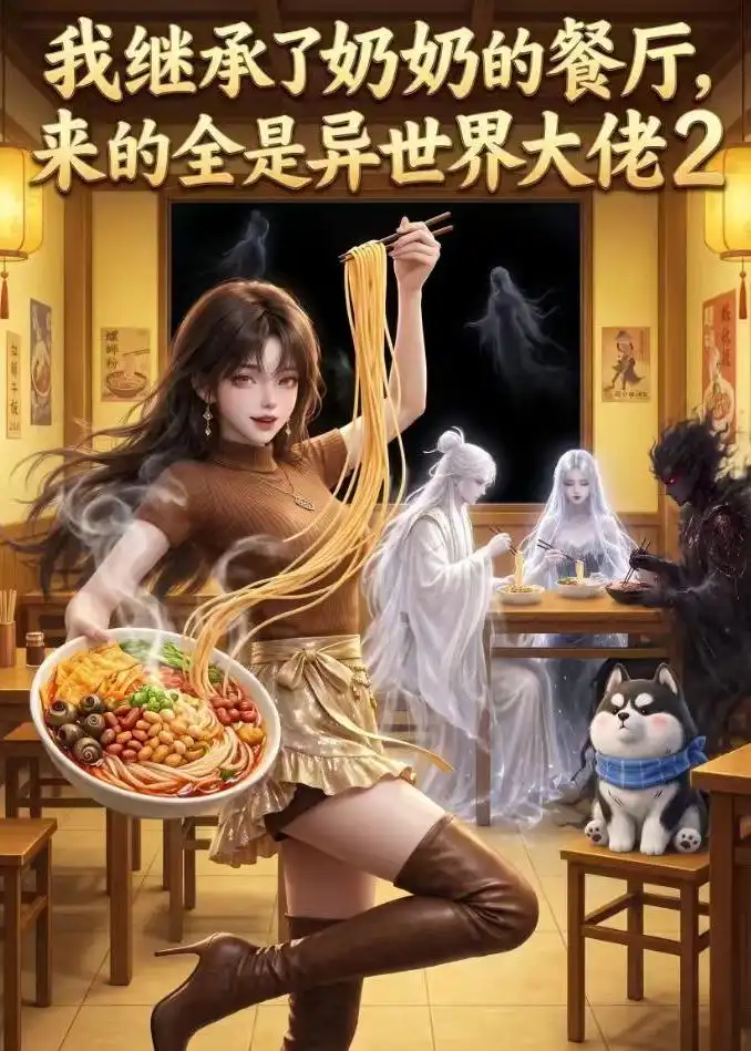 《我继承了奶奶的餐厅，来的全是异世界大佬2（42集）（夸克网盘）》短剧封面