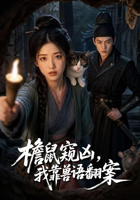 《檐鼠窥凶，我靠兽语翻案（70集）（夸克网盘）》短剧封面
