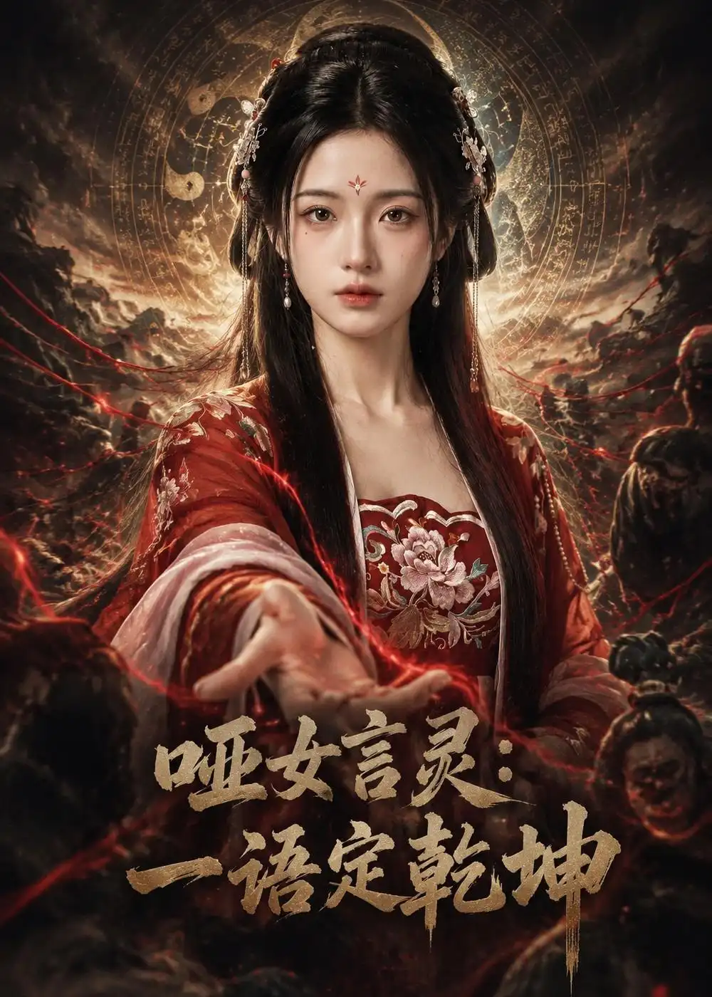 《哑女言灵：一语定乾坤（54集）AI短剧（夸克网盘）》短剧封面