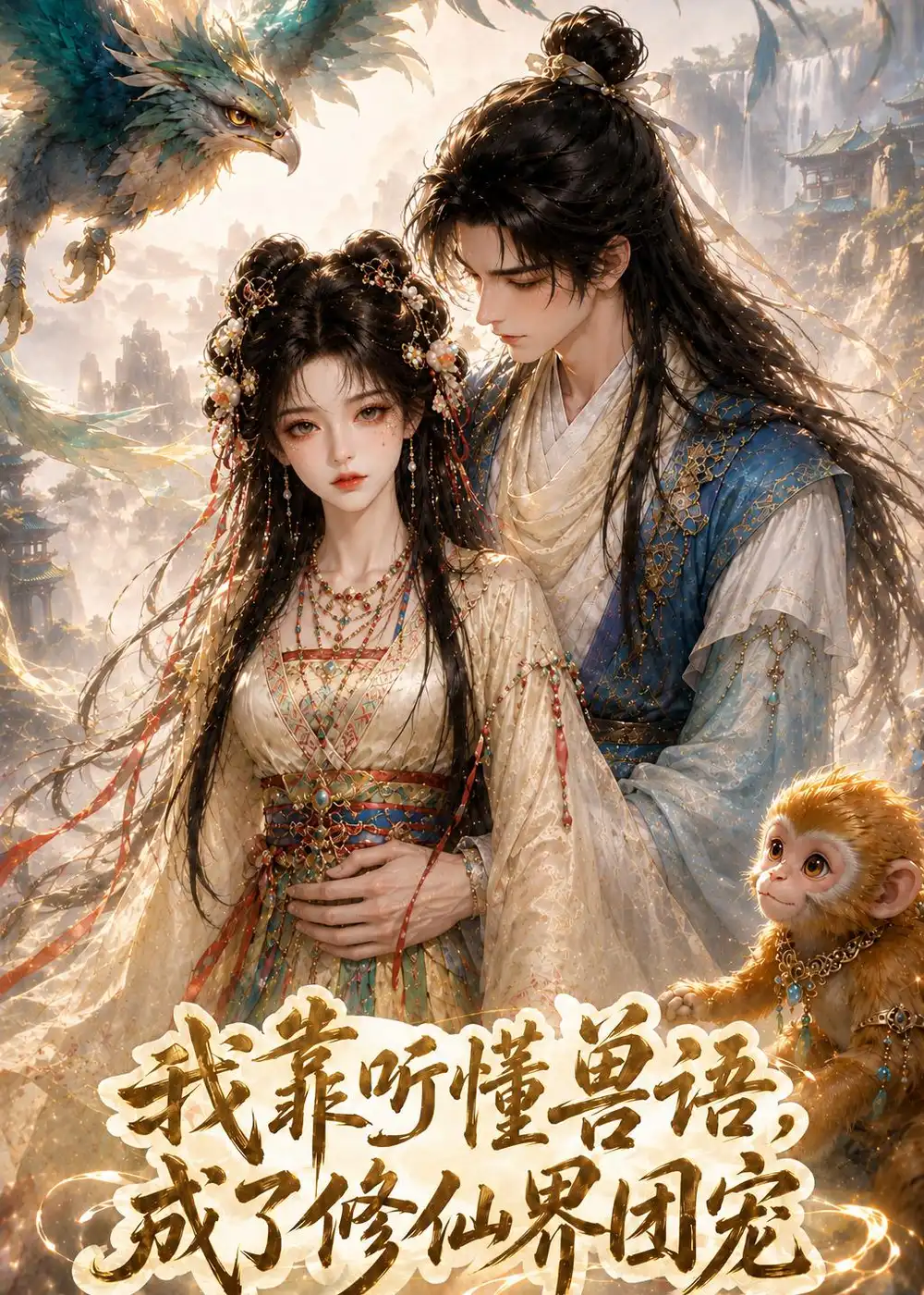 《我靠听懂兽语，成了修仙界团宠（74集）（夸克网盘）》短剧封面