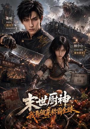 《末世厨神：我靠做菜称霸全球第一季（126集）AI短剧（夸克网盘）》短剧封面