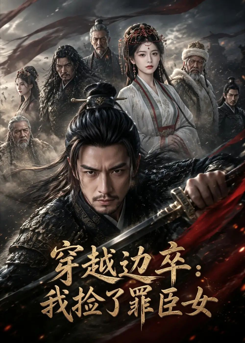 《穿越边卒:我捡了罪臣女(66集)(夸克网盘)》短剧封面