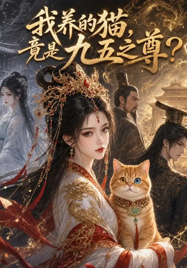 《我养的猫，竟是九五之尊（68集）（夸克网盘）》短剧封面