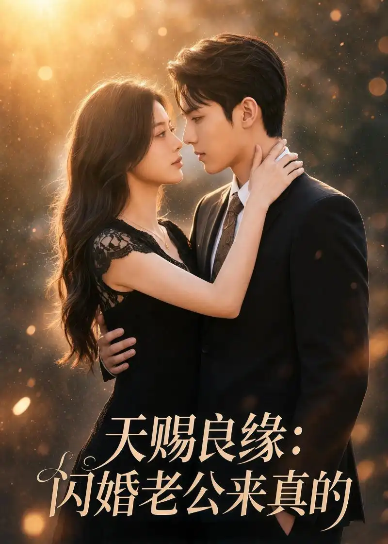 《天赐良缘：闪婚老公来真的（78集）AI短剧（夸克网盘）》短剧封面