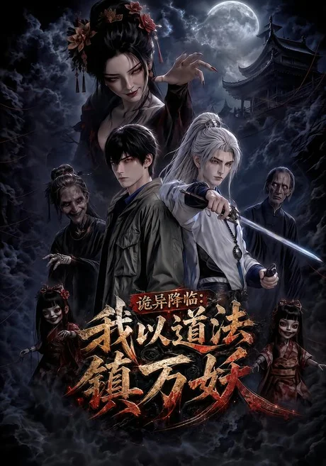 《诡异降临:我以道法镇万妖(94集)(夸克网盘)》短剧封面