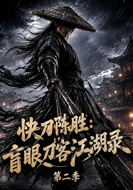 《快刀陈胜：盲眼刀客江湖录第二季（22集）（夸克网盘）》短剧封面